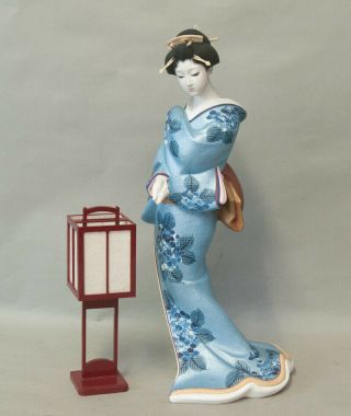 Vintage Japanese Hakata Doll Ceramic Figurine,  Geisya,  Kimono