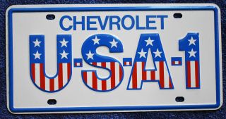 Chevrolet Usa - 1 License Plate