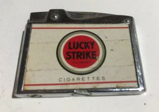 Lucky Strike Cigarettes - Vintage Cigarette Lighter Advertising