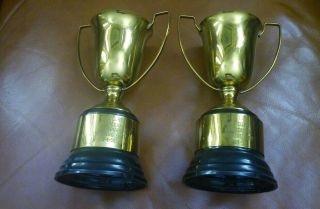 Vtg 1955 Sports Car Racing Trophy Award Scaa Concours Touring Ne (rare) 1st