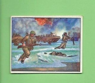 1951 Bowman Fight The Red Menace 6 Landing At Inchon Ex