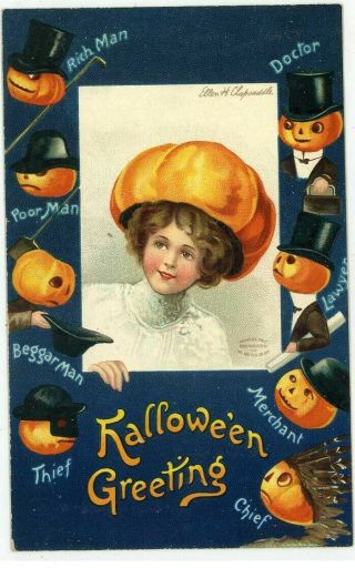 1919 Halloween Hallowe 