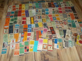 130 Antique Matchbook Covers 1930 