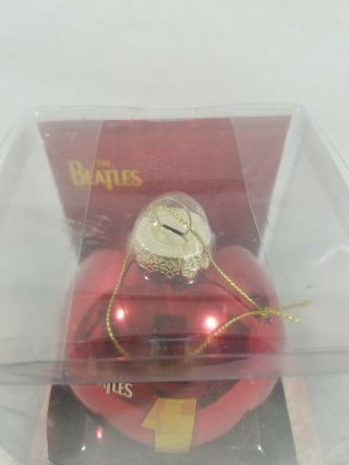 The Beatles 2011 Hand - Crafted Glass Christmas Ornament Apple Corps. 5
