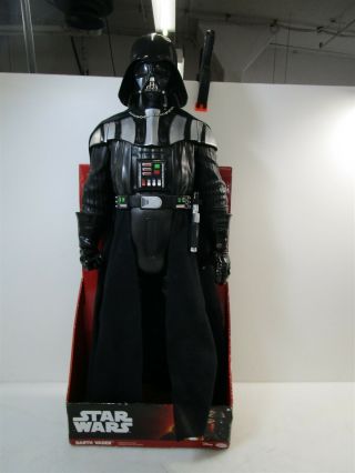Star Wars Darth Vader 31 " Tall Real Fabric Cape 7 Points Of Articulation Figure
