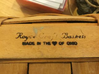 Royce Craft Pie Carrier Basket 5