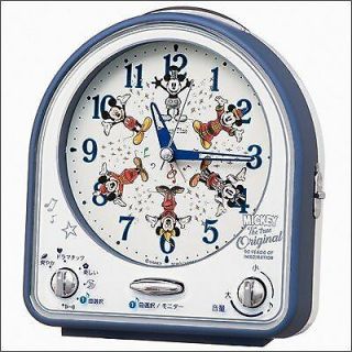 Seiko Mickey Mouse Disney 90th Anniversary Alarm Table Clock 31 Song Japan