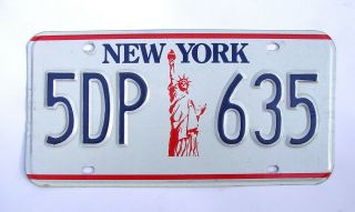 York Statue Of Liberty License Plate 5dp635
