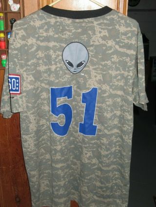 Las Vegas Roswell Area 51 Ny Mets Minor League Baseball Xl Jersey Sga Ufo Aliens