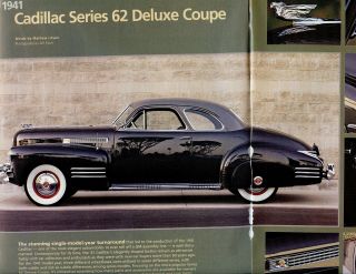 1941 Cadillac 62 Buyers Guide 5 Pg Color Article