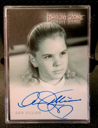 2019 Twilight Zone Serling Edition Autograph Card Ann Jillian A - 154 W/hard Case