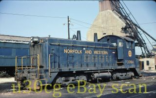 N&w Norfolk & Western Sw9 3364 National City,  Il 1971 - Slide