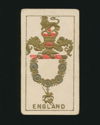 1888 N181 Wm S.  Kimball Cigarettes Arms Of Dominions (embossed) - England