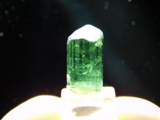 A 100 Natural Terminated Tourmaline Crystal on a Stand From Brazil 8.  56 e 2