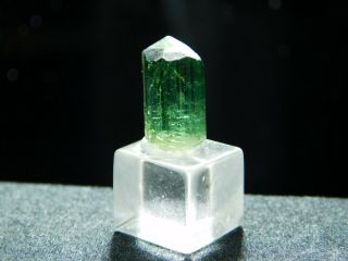 A 100 Natural Terminated Tourmaline Crystal on a Stand From Brazil 8.  56 e 3