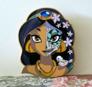 Disney Fantasy Pin Jasmine Sugar Skull Jumbo Le 75 Pin Coco Aladdin