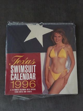 Texas Swimsuit Calendar 1996 16 Month Calendar Vintage