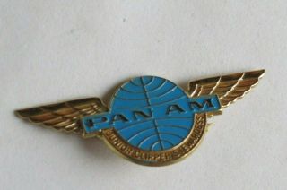 Vintage Pan Am Airline Wings Pin Jewelry (bb180)