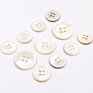 Suit Button Cream White 11pcs Real Mother Of Pearl Shell Mop Sport Coat Blazer