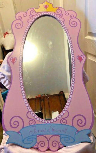 Extremely Rare - Disney Princess Oval Wall Mirror