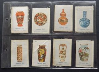 Complete set of 47 x CERAMIC ART issued 1925 TOBACCO SILKS Quilting Patch Block 3