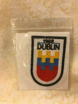 Dublin 1988 Embroidered Patch