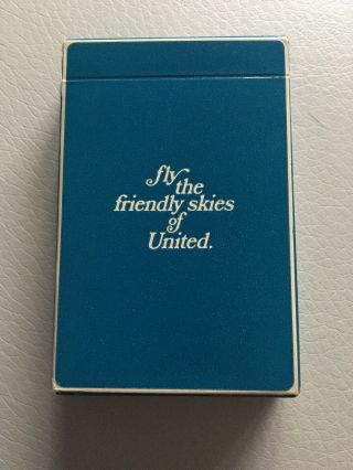 Vintage Deck Of United Airlines Playing Cards Fly The Friendly Skies Of United