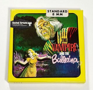 United Artists Vampire And The Ballerina B/w Silent Standard 8mm 1967 Ken Films