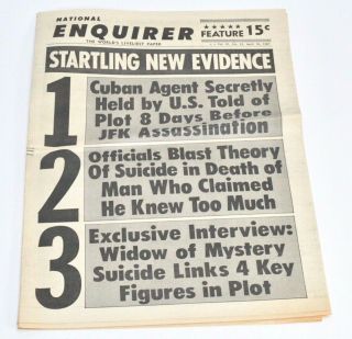 National Enquirer April 16 1967 Cuban Agent JFK Assassination Plot Jack Ruby 2
