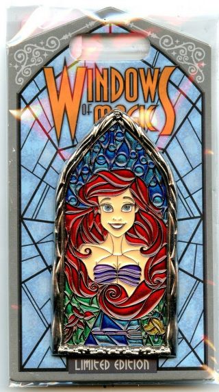 Disneyland - Windows Of Magic - Ariel Pin (the Little Mermaid)