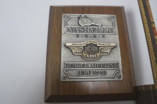 Harley - Davidson Limited Edition 1997 Nashville Dealer Meeting Plaque