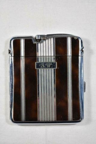 Vintage Ronson Lighter And Cigarette Case,  Engraved