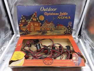Vintage Outdoor Christmas Lights by NOMA BOX No Bulbs 3