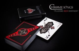 Chrome Kings Players Edition (red) Playing Cards - - Rare - Limited Edition