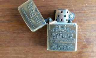 Zippo Lighter: Jim Beam Emblem - High Polish Brass 254BJB.  929 2