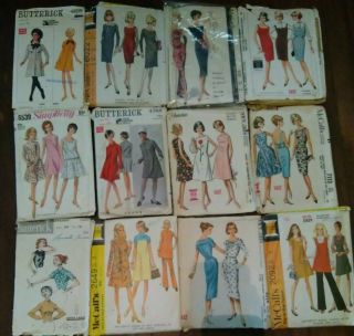 Vintage Sewing Patterns Fabric 60 