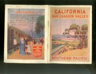 1908 San Joaquin Valley Ca Booklet Southern Pacific Railroad