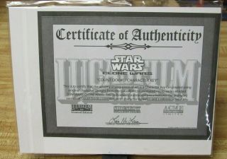 Star Wars Count Dooku Character Key Acme Archives Clone Wars 1039/1250 2