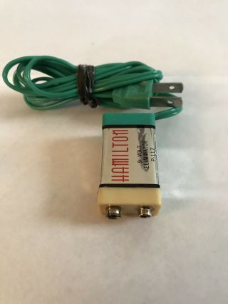 Vintage Universal - Hamilton 9 Volt Transistor Radio Battery Eliminator/Charger 3
