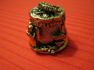 Nicholas Gish Milleninnium Pewter Thimble - Collectible - Signed