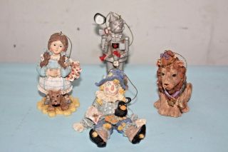 Wizard Of Oz Smithsonian Institute Set Of 4 Christmas Ornaments