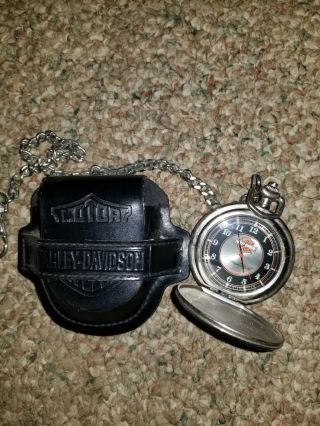 Harley Davidson Franklin Pocket Watch Heritage Softail 1998