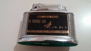 Vintage The Partridge Club Of York Dec 12th 1960 Table Lighter