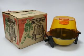 Vintage Hamilton Beach Butter Up Popcorn Maker Endorsed By Joe Namath Model 5000