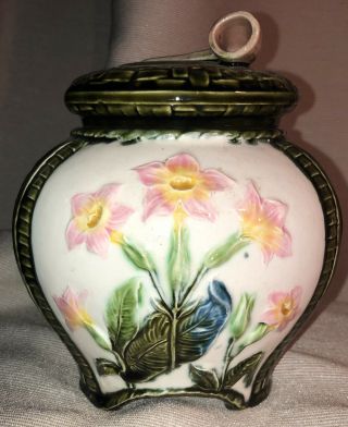 Antique Porcelain Tobacco Jar - Art Nouveau (1890 - 1910)