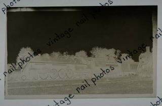 Railroad Negative Photograph Cnr Canadian National Steam 4 - 8 - 4 6214 Stratford On