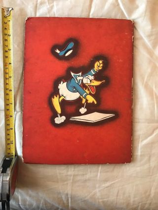 1937 1st Edition Walt Disney ' s Donald Duck Story Book GD Very Rare 2