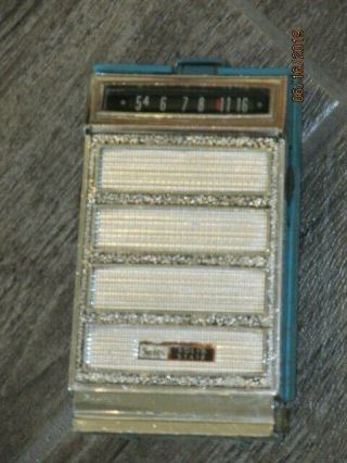 Vintage Sears Transistor Radio,  2220 Blue,