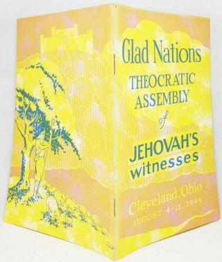 1946 Glad Nations Assembly Program Convention Watchtower Jehovah