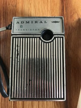 Admiral Radio Transistor 6 -.